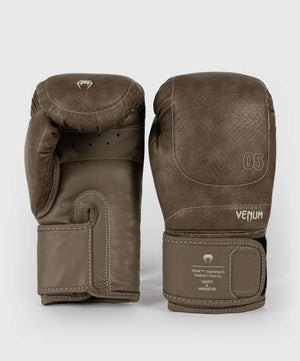 Venum Impact Evo Scales Boxing Gloves - Brown