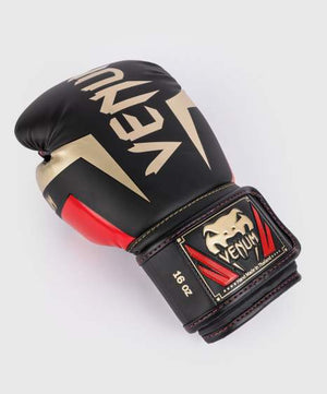 Venum Elite Black/Gold/Red rukavice za boks