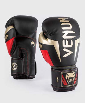 Venum Elite Black/Gold/Red rukavice za boks