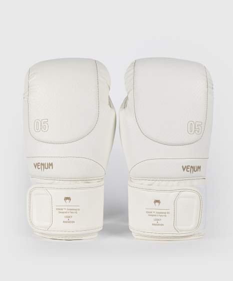 Venum Impact Evo Scales Boxing Gloves - Ivory