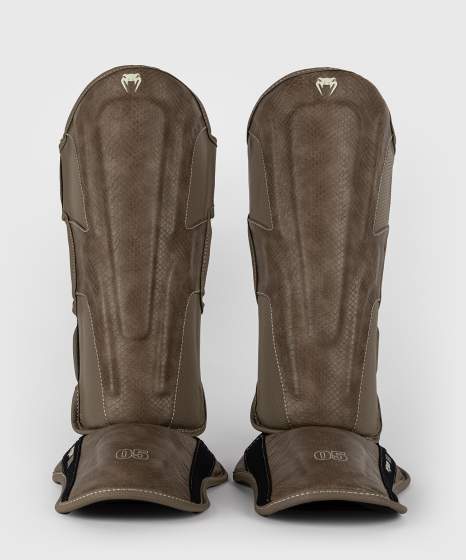 Venum Impact Evo Scales Shin Guards - Brown