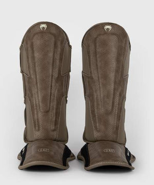 Venum Impact Evo Scales Shin Guards - Brown