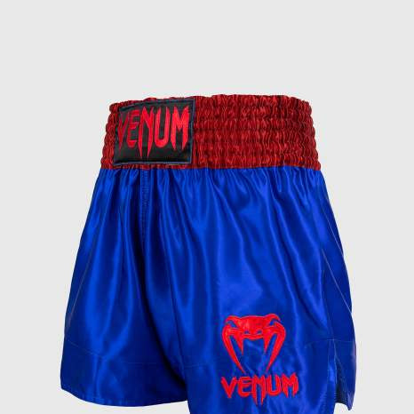 Venum Muay Thai Classic Navy Blue/Red Thai Boxing Shorts