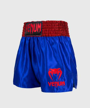 Venum Muay Thai Classic Navy Blue/Red Thai Boxing Shorts