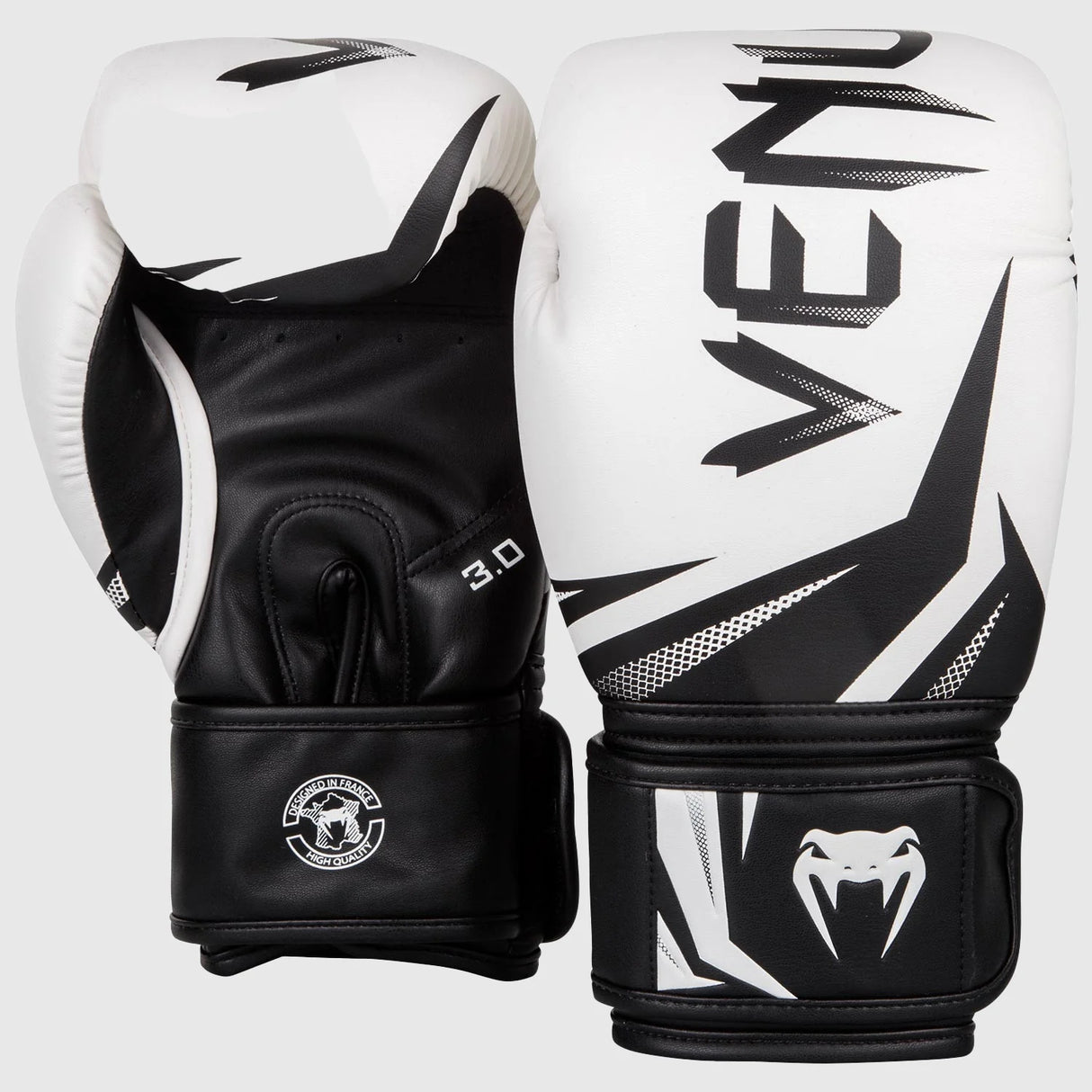 Venum Challenger 3.0 White/Black Boxing Gloves