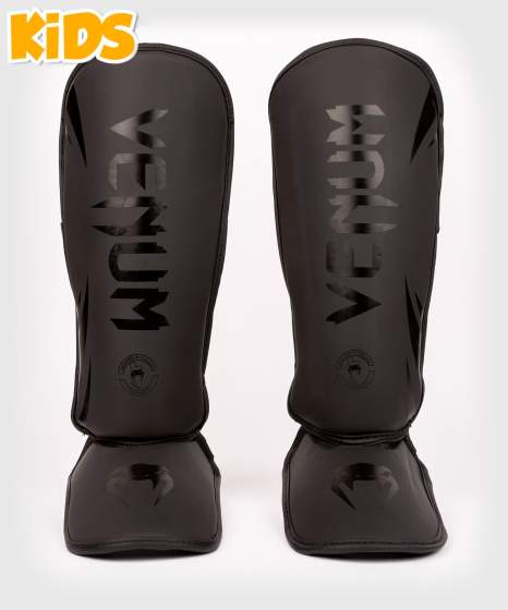 Kid's Venum Challenger Standup Black/Black Shinguards