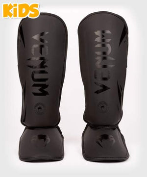 Kid's Venum Challenger Standup Black/Black Shinguards