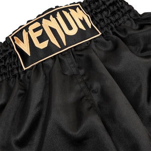 Venum Muay Thai Classic Black/Gold hlačke za tajski boks