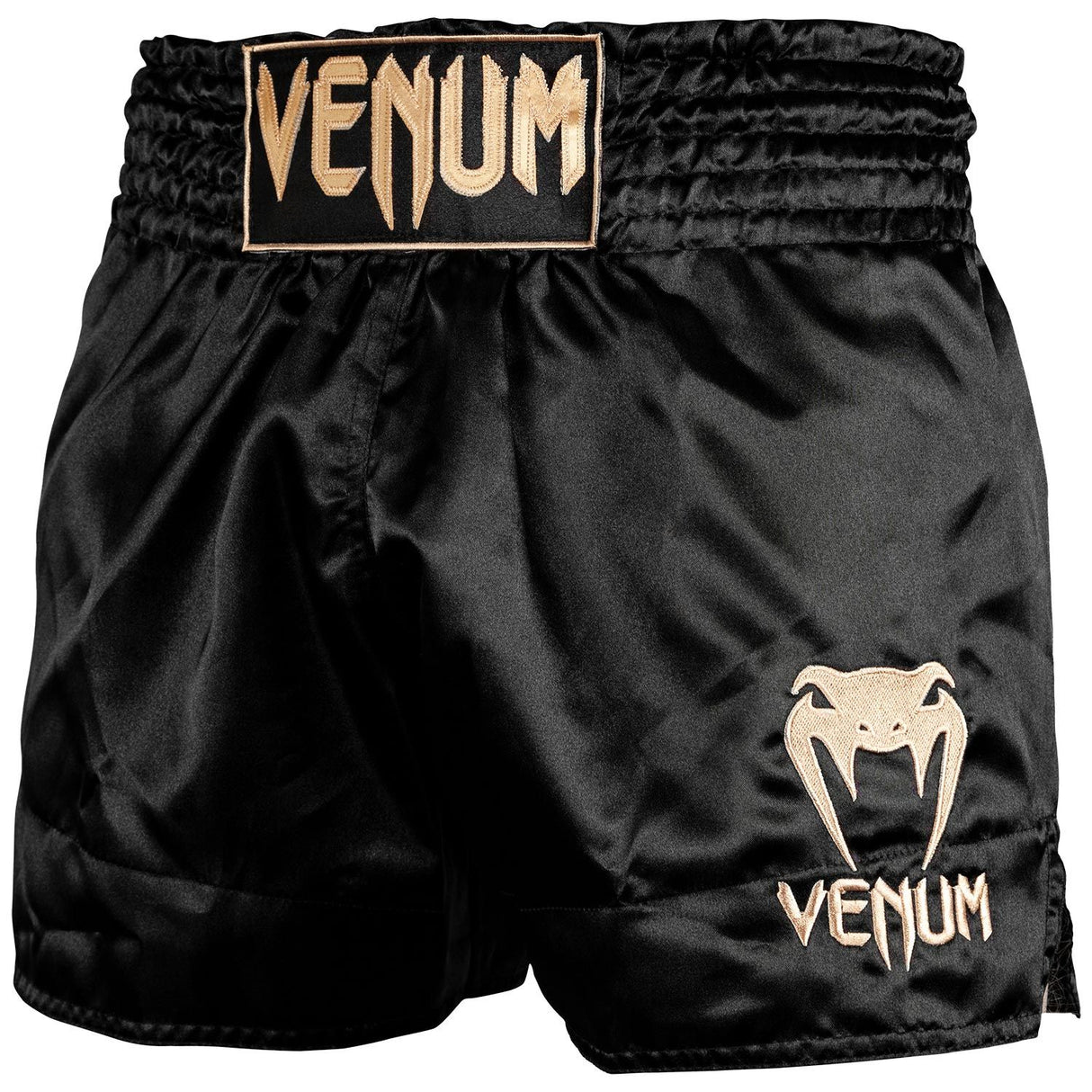 Venum Muay Thai Classic Black/Gold hlačke za tajski boks