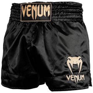 Venum Muay Thai Classic Black/Gold hlačke za tajski boks