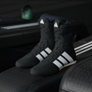 Adidas Box Hog Classic Black boxing shoes