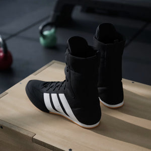Adidas Box Hog Classic Black boxing shoes