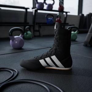 Adidas Box Hog Classic Black boxing shoes