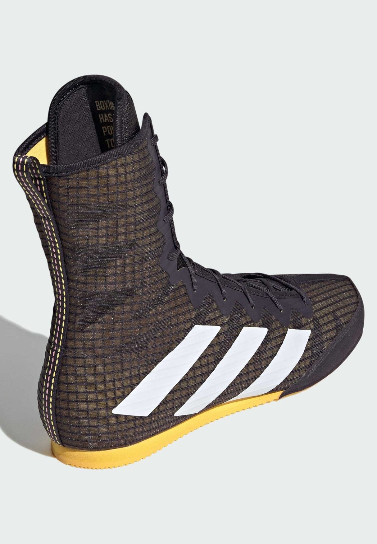 Adidas Box Hog 4 Black/White/Spark čevlji za boks