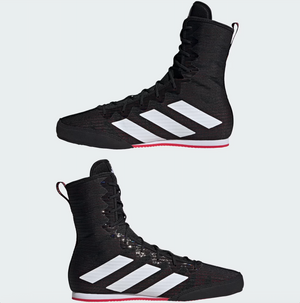 Adidas Box Hog 4 Black/White/Ruby čevlji za boks