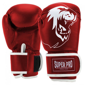 Otroške Super Pro Combat Gear Talent Red/White rokavice