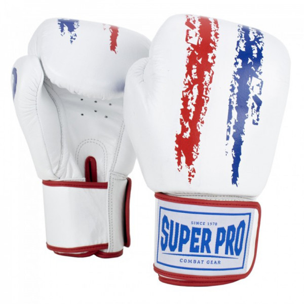 Super Pro Combat Gear Warrior Red/White/Blue rokavice