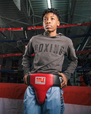 Title Classic Deluxe Black/Red moški ščitnik za genitalije