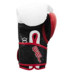 Title Professional Gel Series Black/White/Red rokavice za boks