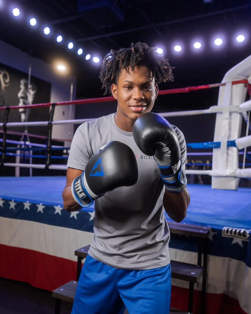 Title Platinum Perilous Black/Silver rokavice za boks