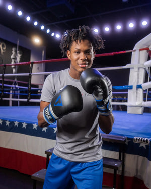 Title Platinum Perilous Black/Silver rokavice za boks