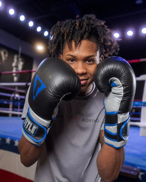 Title Platinum Perilous Black/Silver rokavice za boks