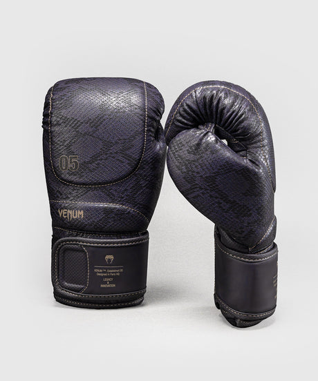 Venum Impact Evo Scales Boxing Gloves - Dark Purple