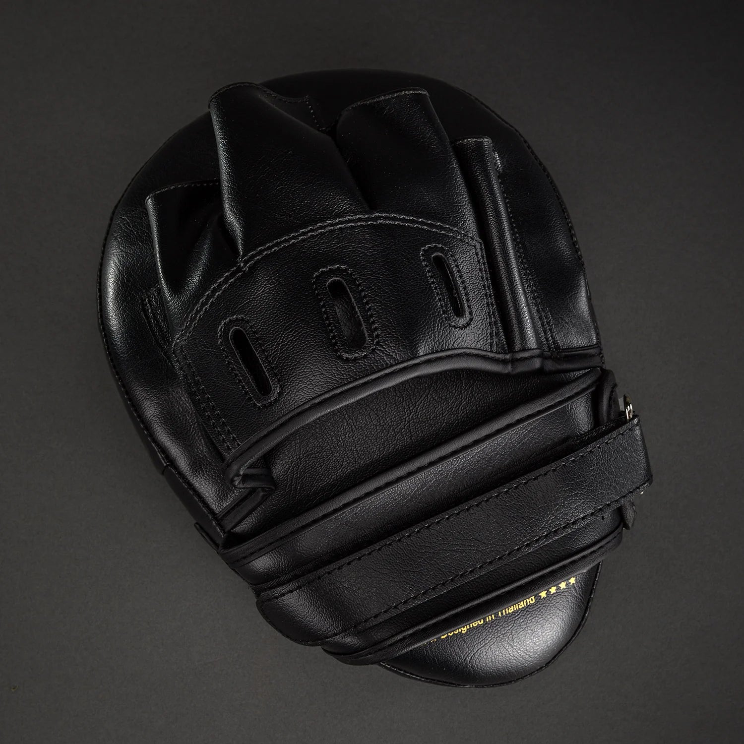 Venum Light Focus Mitts - Black/Gold (Pair)
