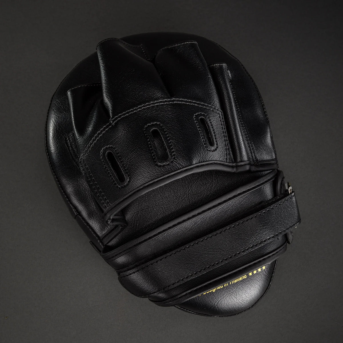 Venum Light Focus Mitts - Black/Gold (Pair)