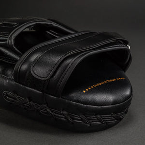 Venum Light Focus Mitts - Black/Gold (Pair)