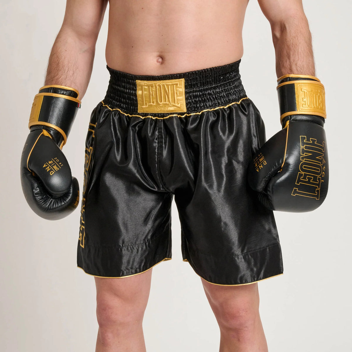 Leone 1947 AB233 DNA Premium Black Boxing Shorts