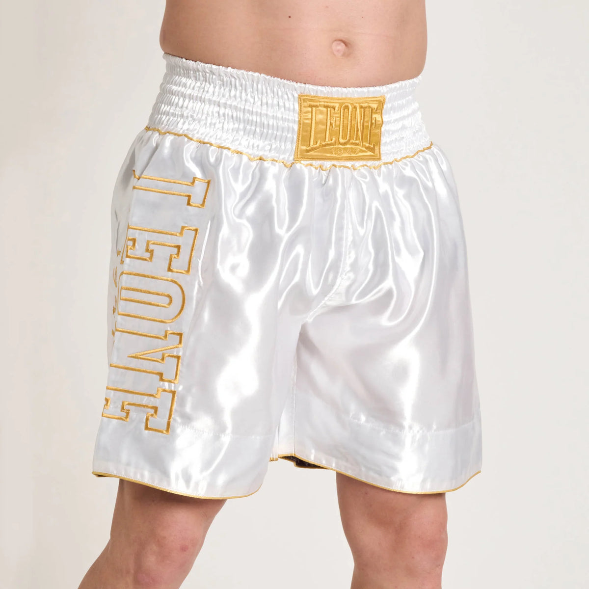 Leone 1947 AB233 DNA Premium White Boxing Shorts