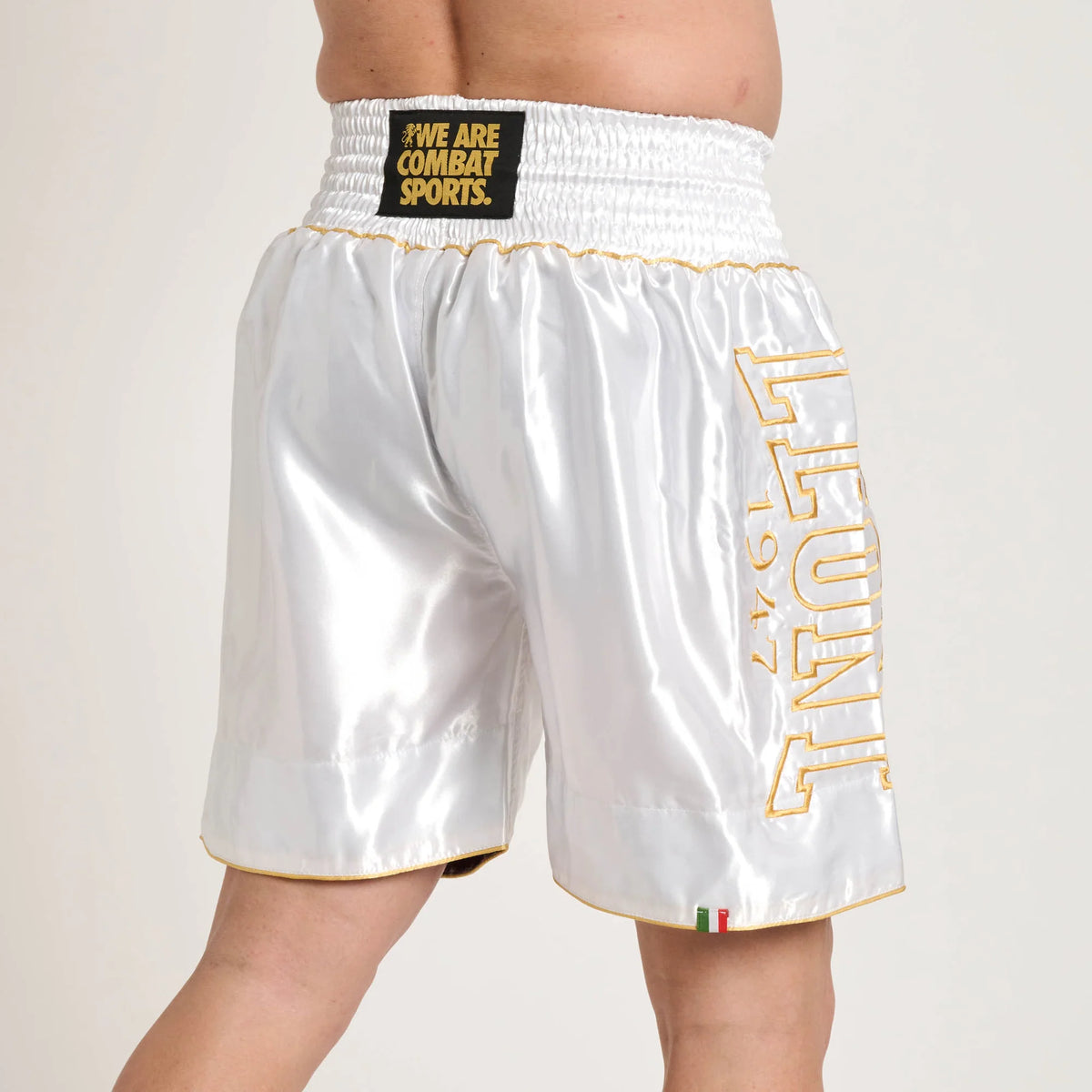 Leone 1947 AB233 DNA Premium White Boxing Shorts