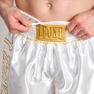 Leone 1947 AB233 DNA Premium White Boxing Shorts