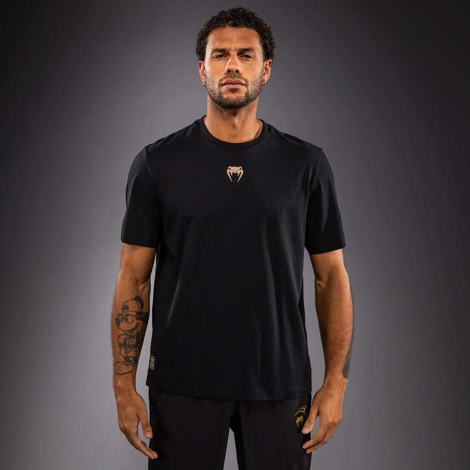 Venum Fight Icon Cotton T–Shirt – Black