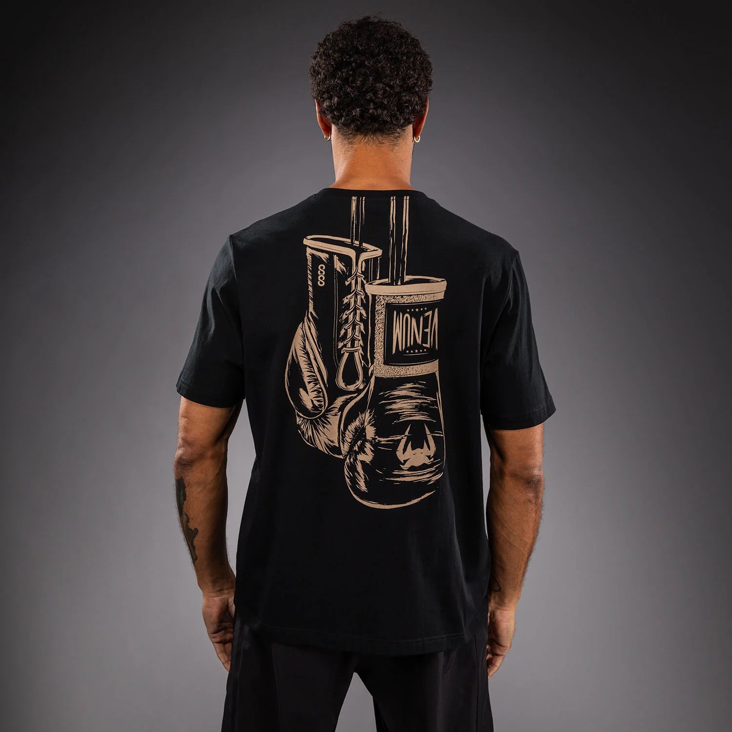 Venum Fight Icon Cotton T–Shirt – Black