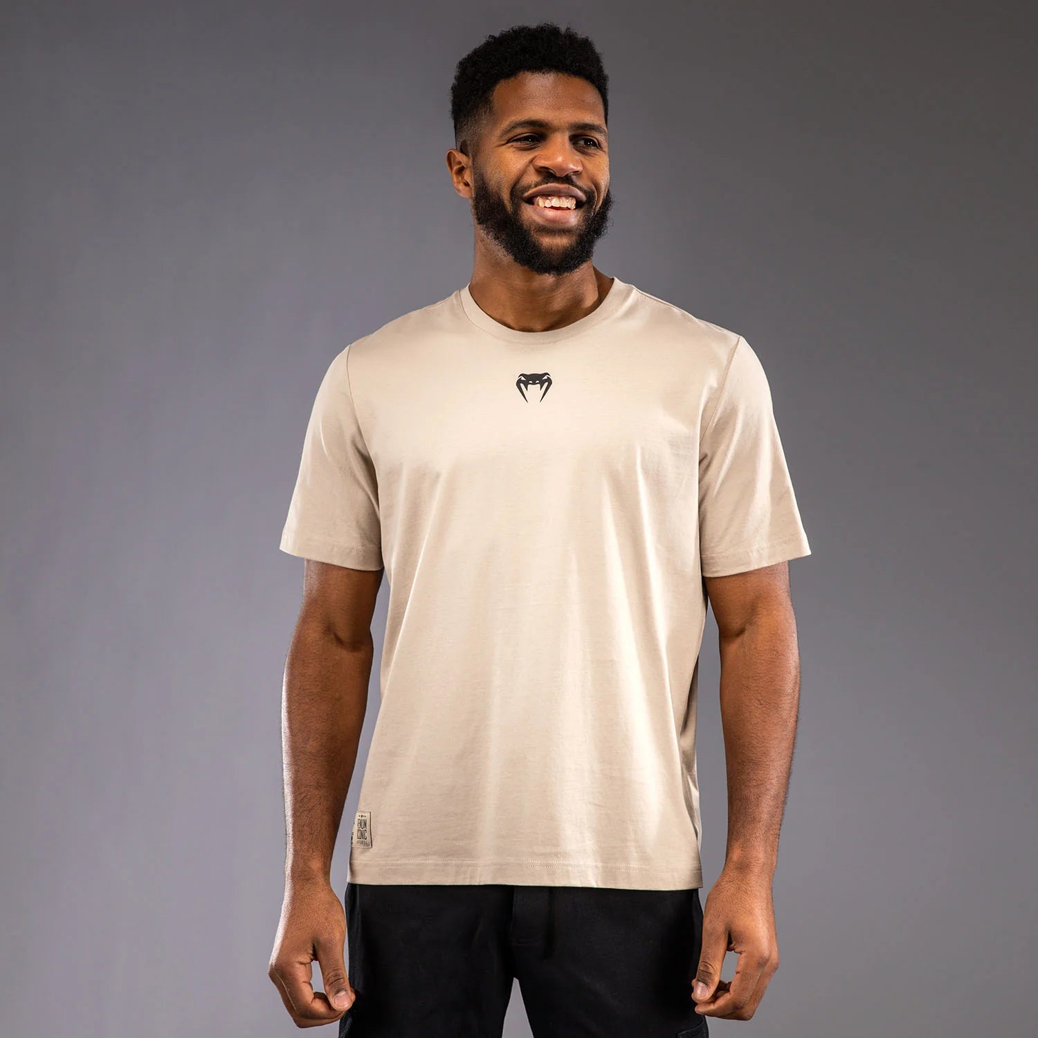 Venum Fight Icon Cotton T–Shirt – Beige