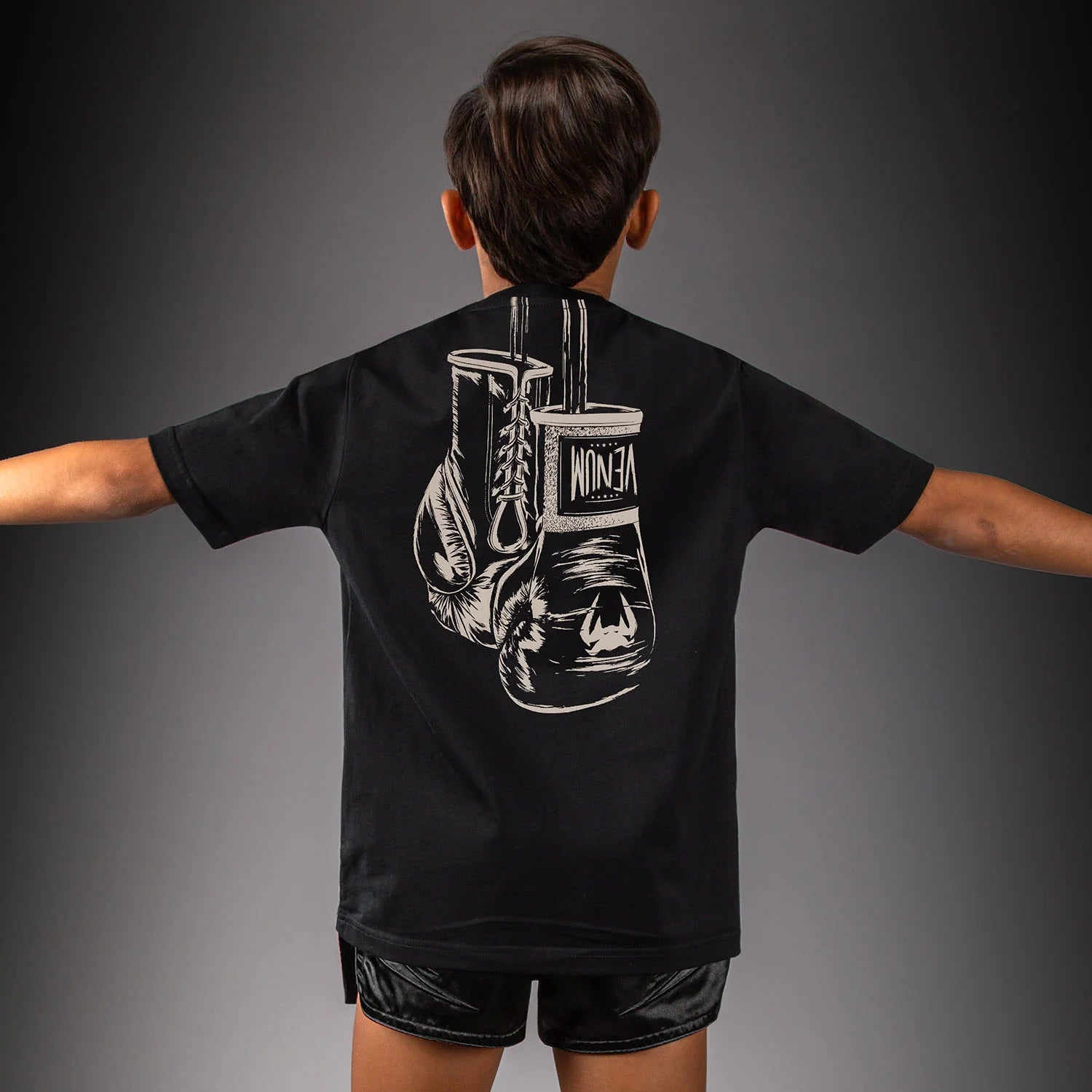 Otroška Venum Fight Icon Kids Black majica
