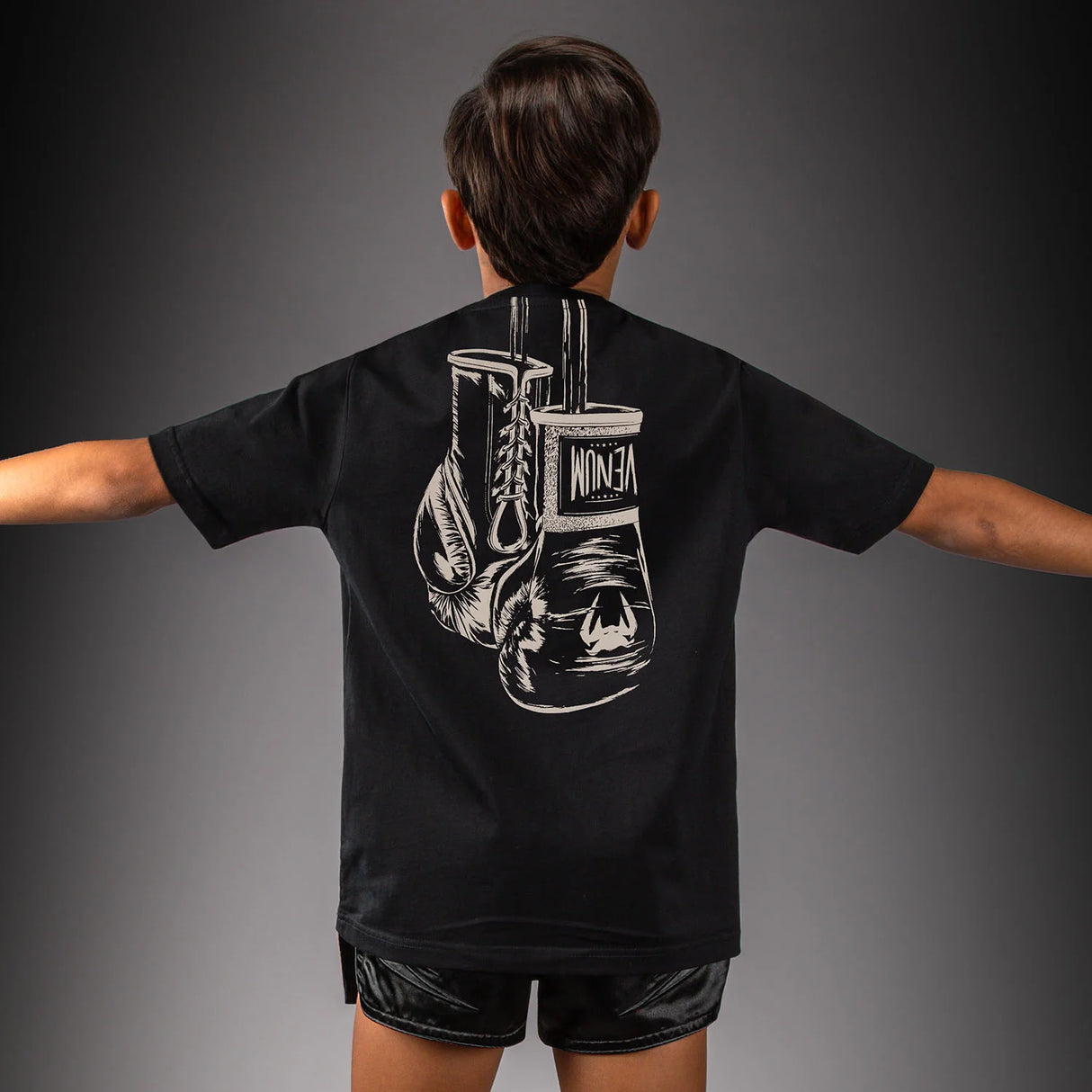 Otroška Venum Fight Icon Kids Black majica
