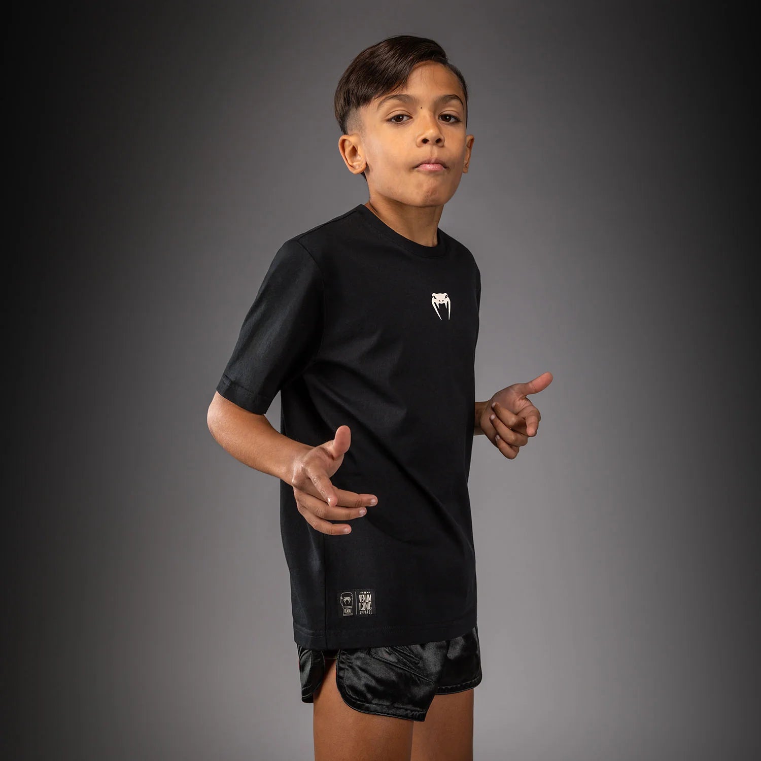 Otroška Venum Fight Icon Kids Black majica