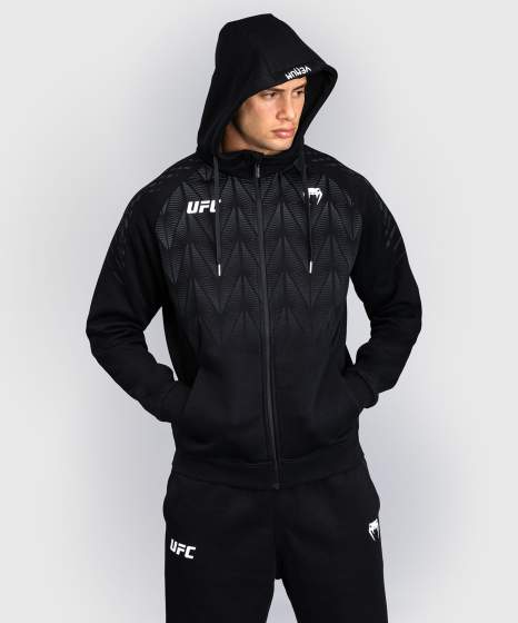 UFC Zenith by Venum Replica Black Zip Hoodie