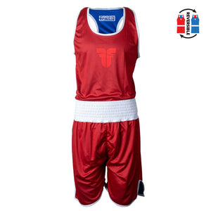 Fighter boksački obojestrani set - plava/crvena