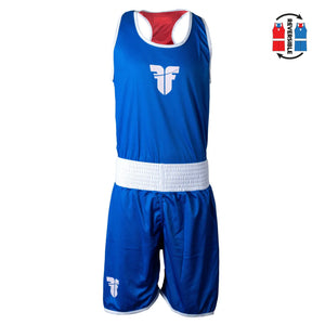 Fighter boksački obojestrani set - plava/crvena
