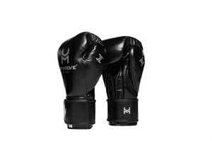 Hit N Move All Day Pro Grip Plus Agility rukavice za boks (na čičak) - Plain Black
