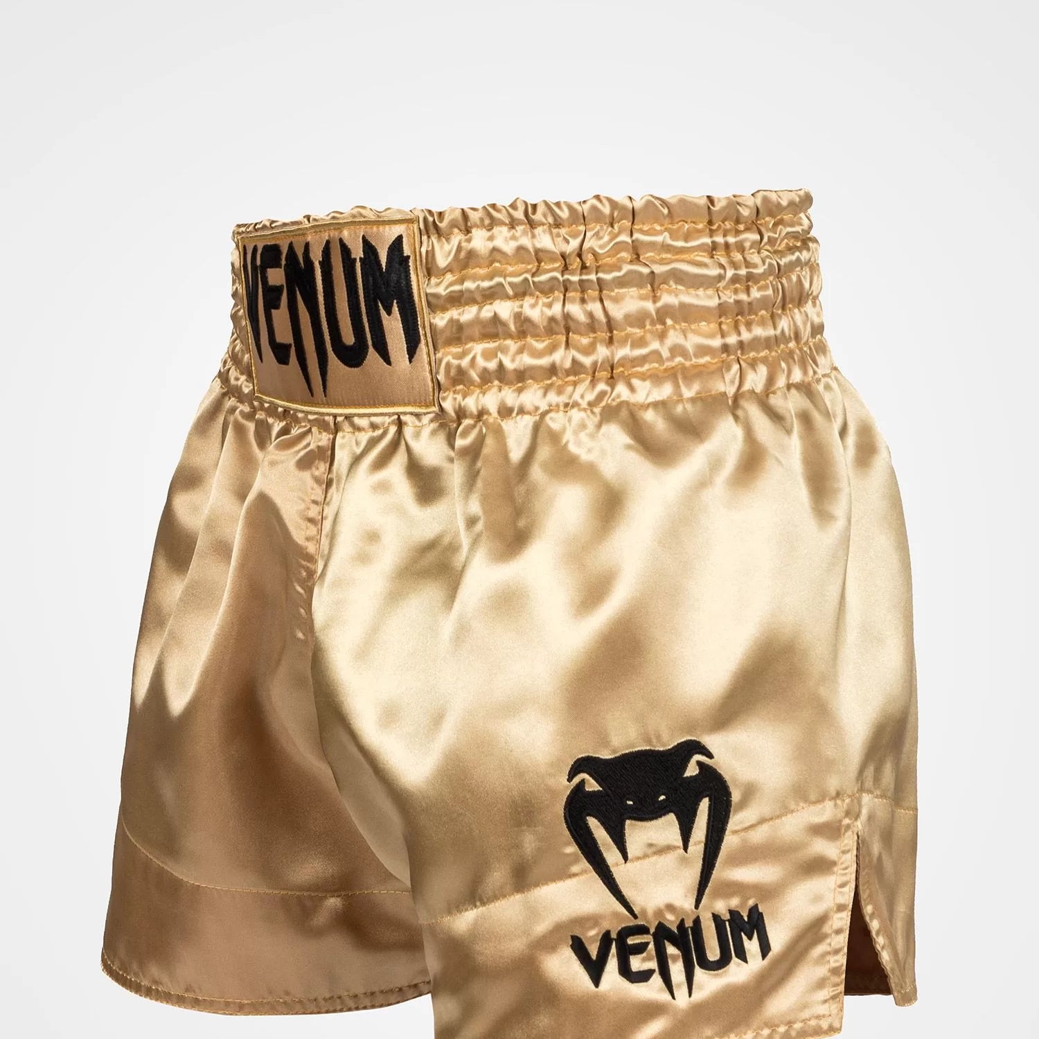 Venum Muay Thai Classic Gold/Black hlačke za tajski boks