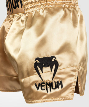 Venum Muay Thai Classic Gold/Black hlačke za tajski boks