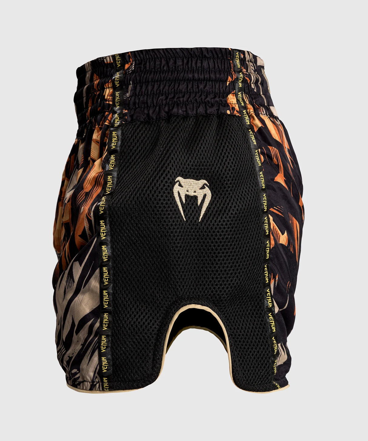 Venum Tiger Black/Neon Orange Hlačke Za Tajski Boks