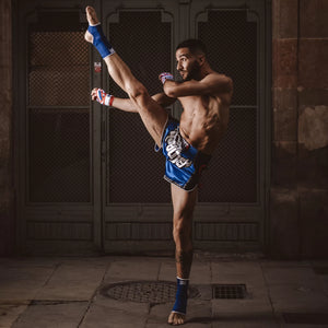 Leone 1947 Thai AB754 Bangkok Blue hlačke za tajski boks