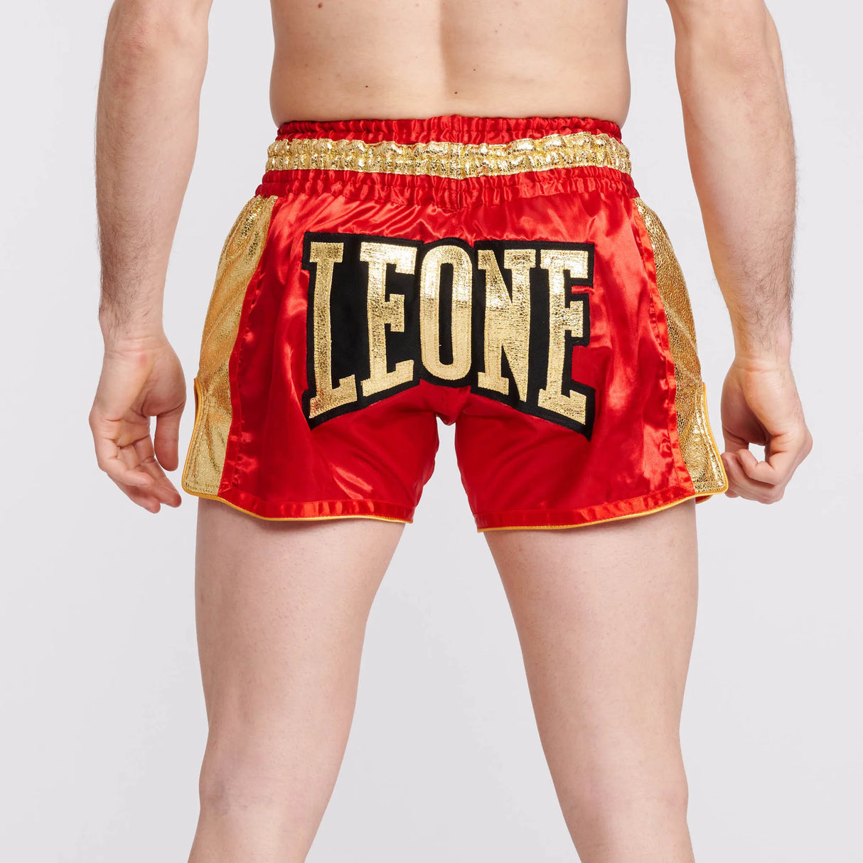 Leone 1947 Thai Khao Lak AB876 Red hlačke za tajski boks