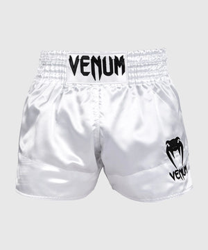 Venum Muay Thai Classic White/Black Thai Boxing Shorts